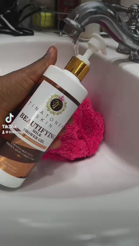 Beautifying body wash milk  with glutathione 16 oz