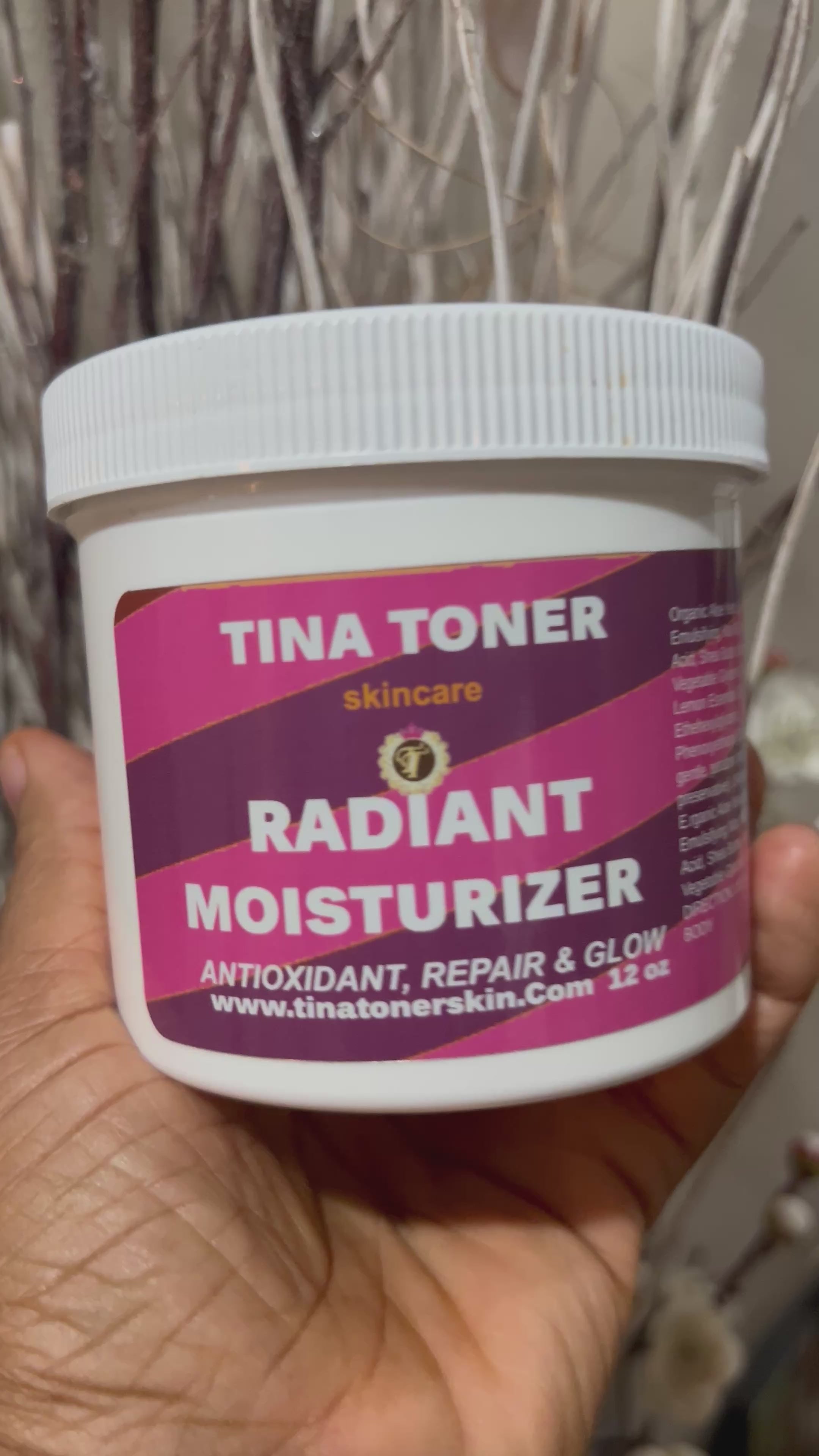 Tina Toner Radiant Moisturizer Body Cream Repair & Glow