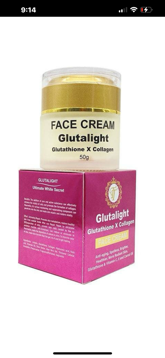 Glutalight face cream 50gr ,