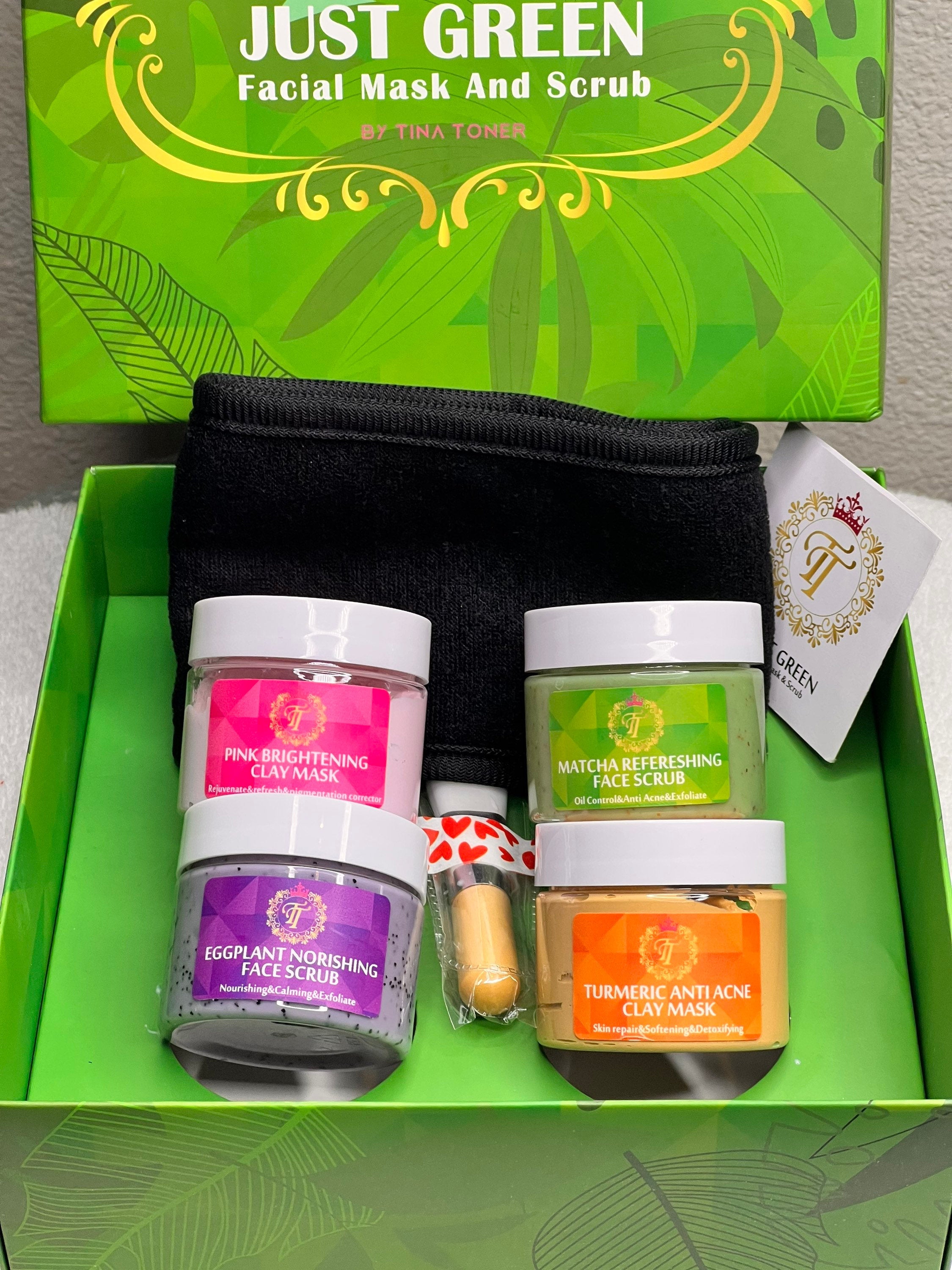 Birthday Special Deal Just Green Face Mask and Scrub